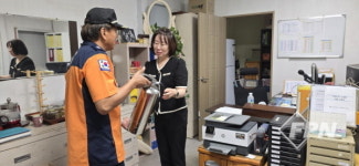 충주소방서, 요양원 대상 K급 소화기를 보급ㆍ화재예방지도