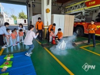 함안소방서, 한샘어린이집 대상 소방서 견학ㆍ소방안전 체험교육