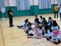 신안소방서-팔금초, 합동소방훈련