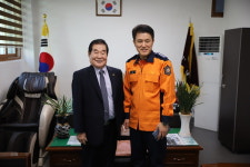 성북소방서, 대한노인회 성북구지회서 간담회