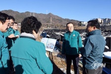 이한경 행안부 재난안전관리본부장, 경기 이천시 대설 피해 현장 점검