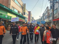 대구강북소방서, 설 명절 대비 서변중앙시장 소방서장 현장 지도