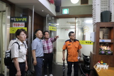 서울중부소방서, 제일평화시장서 화재 예방 간담회