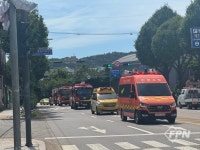 인천중부소방서, 을지연습 연계 전국 동시 소방차 길 터주기 훈련