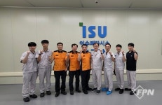 달성소방서장, 추석 명절 대비 (주)이수페타시스 현장지도