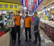 대전서부소방서, 도마큰시장 현장점검ㆍ자율소방대 간담회