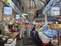 둔산소방서-의소대, 추석 맞이 전통시장 화재 예방 캠페인