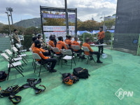 거제소방서, 가을철 합동 산악구조훈련