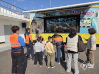 김해서부소방서, 진영단감축제서 안전체험부스 운영