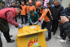 “땅속 작은 소방관”… 서울 중구, 지하 매립식 비상소화장치함 설치 확대