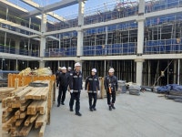 노원소방서장, 겨울철 대형 건축공사장 현장지도 방문