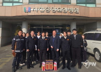 사천소방서장, 중앙요양병원 현장 안전 컨설팅