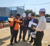 춘천소방서, 퇴계119안전센터 신축공사장 현장점검