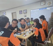 양주소방서, 광적면 비암1리 경로당서 119안심콜 가입 지원