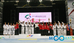 WTF 월드컵태권도대회, 女 금메달, 男 동메달 차지