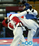 [포토]청소년올림픽 태권도, 첫 금 사냥 실패