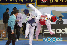 실업연맹의 공익 태권도대회 시도… 폭력 예방 태권갈라쇼