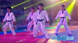 [포토] 자카르타를 뒤흔든 국기원태권도시범단