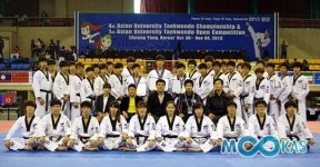 우석대 ‘아시아대학태권도선수권’ 겨루기-품새-시범 활약