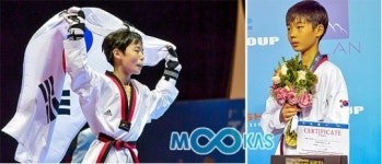 종주국 ‘샛별’ 서정민… 첫 세계유소년태권도선수권 정상에 올라