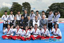UN 유럽본부에 울려퍼진 태권도 기합소리
