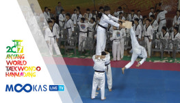 [무카스 TV] 천권태권도장 김수민! 한마당 종합격파 2위!!