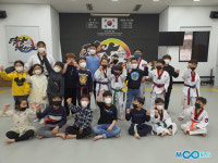 [포토] 코로나 물럿거라 영광태권도장, 틈새 없는 방역으로 8주 만에 수련 재개!