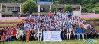 네팔 오지 마을 비레탄티에 우렁찬 태권도 기합소리!