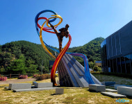 태권도 상징조형물 ‘태권도의 꽃’ 공개