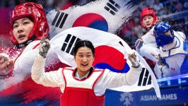 송다빈, 아시안게임 ‘금메달’… 한국 태권도 겨루기 ‘노골드’ 막아!