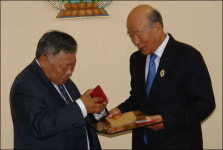 전동흔 경북과학대 학장, 몽골정부로 부터 ´문화훈장´ 받아