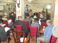 성남소방서, 성호연합상가 간담회 실시