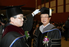 강재섭 전 한나라당 대표,전북대 명예박사 학위 받아