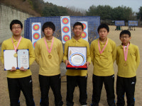 대전내동중, 전국실내양궁대회 남중부 단체전 우승