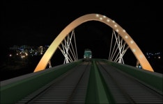 부산교통공사, 전국 도시철도 최초 ´아치형 사장교´ 완공