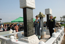 이사풍·윤병진 선생 기적비 제막식 가져