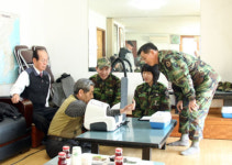 육군 65사단장 지역감사패 받아