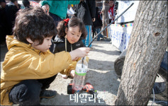 인제군 방태산엔 고로쇠축제가 한창이드래요