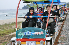 삼척해양레일바이크, 관람객 14만 돌파