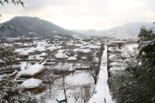 <포토>눈꽃나라 낙안읍성과 선암사 승선교