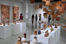 한국천연염색박물관, 제주 감물염색 작품 전시