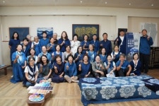 샛골쪽염색보존회, 공모전시 오감을 통한 쪽빛의 현대적 각성 개최