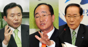 이인제-심대평-이회창 뭉쳤다