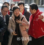 남부골목시장 방문한 박근혜 후보