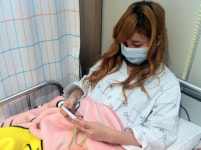 제이큐티(JQT) 민정, 병원 사진 공개 ‘눈물 겨운 부상 투혼’