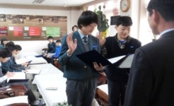 심원중,특별친구맺기 결연식개최