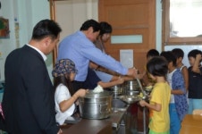 수원시의회,학교급식시설 현장방문