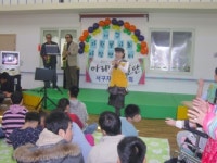 [포토] 대전 서구, 자원봉사 공연도 보고 자장면도 먹어요