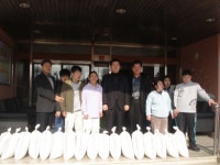수원시권선구, 가로수 채취 은행 자혜학교 전달