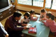 대전둔산우체국, 후생학원.혜생원 보육시설 방문